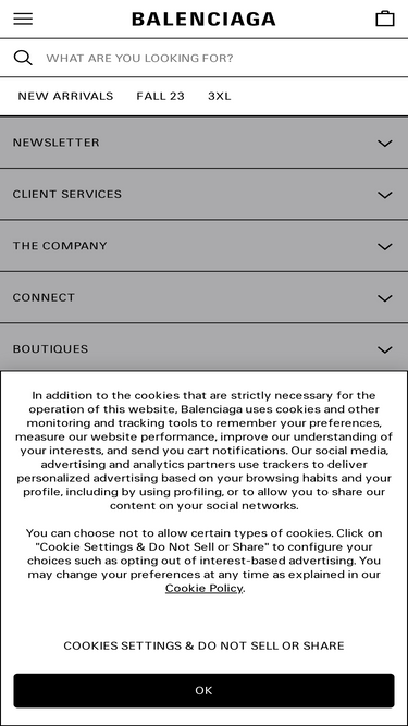 procedure stivhed Kunde Balenciaga.com Market Share & Traffic Analytics | Similarweb