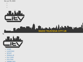 'rtvcityub.rs' screenshot