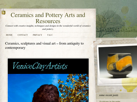 'veniceclayartists.com' screenshot