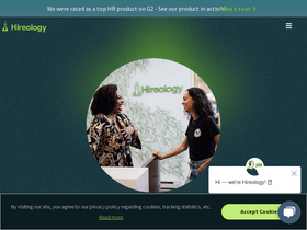 'hireology.com' screenshot