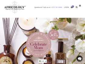africologyspa.com homepage screenshot