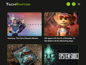 'techraptor.net' screenshot