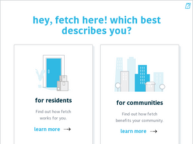 'fetchpackage.com' screenshot