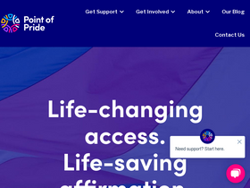 'pointofpride.org' screenshot