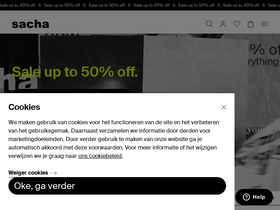 'sacha.nl' screenshot