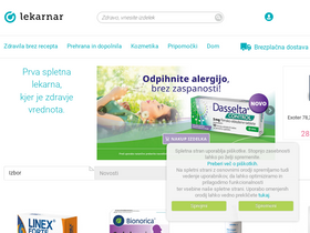 'lekarnar.com' screenshot