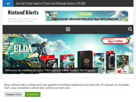 'nintendalerts.com' screenshot