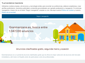 'granmanzana.es' screenshot