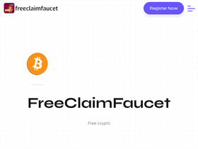 'freeclaimfaucet.com' screenshot