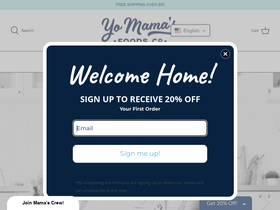 yomfoods.com homepage screenshot