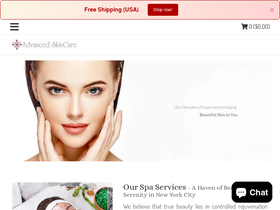 advancedspa.com homepage screenshot