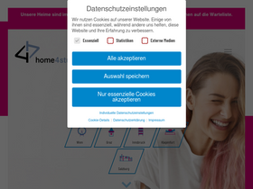 'home4students.at' screenshot