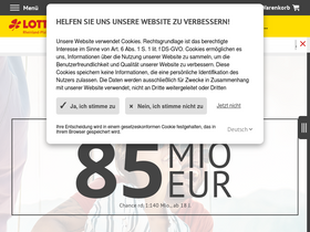 'lotto-rlp.de' screenshot