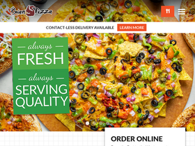 'redswanpizza.ca' screenshot