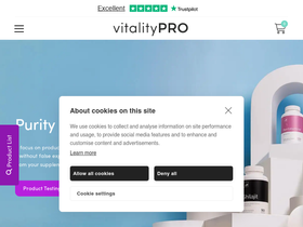 'vitality-pro.com' screenshot