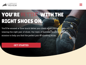 'climbingshoereview.com' screenshot