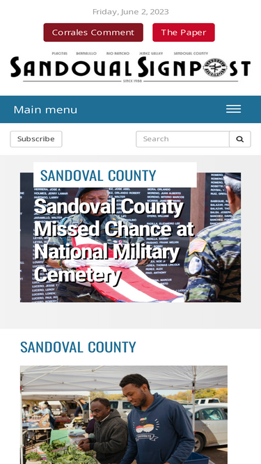 sandovalsignpost.com