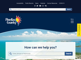'pinellascounty.org' screenshot