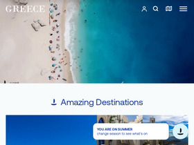 'visitgreece.gr' screenshot