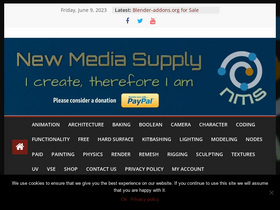 'blender-addons.org' screenshot