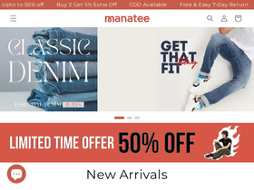 manatee.in homepage screenshot