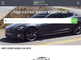 'myev.com' screenshot