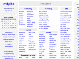 Bellingham Craigslist Org Traffic Ranking Marketing Analytics Similarweb