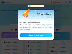 BeeBee AI - Financial reports and earnings calls become easily understandable with key insights for everyday investors.
