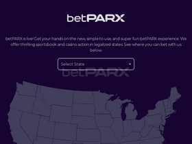 'betparx.com' screenshot