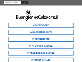 'buongiornocolcuore.it' screenshot