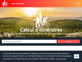 'calculitineraires.fr' screenshot
