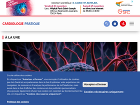 'cardiologie-pratique.com' screenshot