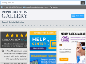 'reproduction-gallery.com' screenshot