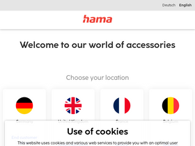 'hama.com' screenshot