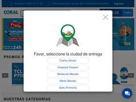'coralhipermercados.com' screenshot