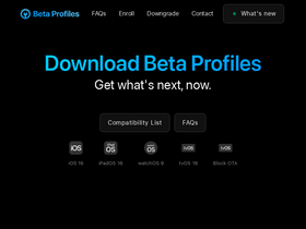 'betaprofiles.dev' screenshot