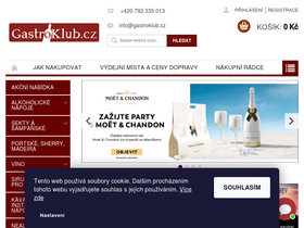 'gastroklub.cz' screenshot