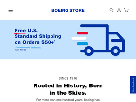 'boeingstore.com' screenshot