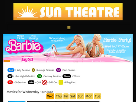 'suntheatre.com.au' screenshot