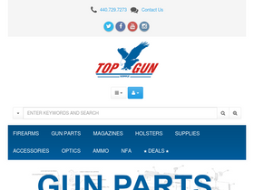 'topgunsupply.com' screenshot