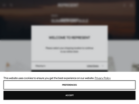 Represent Clo website screenshot