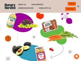 'hungryharvest.net' screenshot