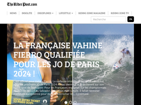'theriderpost.com' screenshot