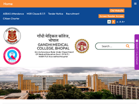 'gmcbhopal.net' screenshot