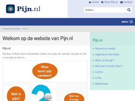 'pijn.nl' screenshot