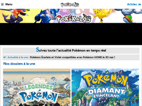'pokekalos.fr' screenshot