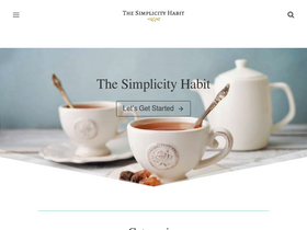 'thesimplicityhabit.com' screenshot