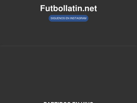 'futbollatin.net' screenshot