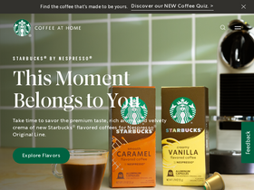 'starbucksathome.com' screenshot