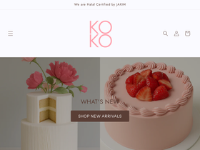 kokocafemy.com homepage screenshot